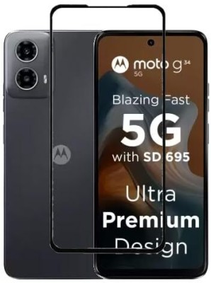 vmt stock Tempered Glass Guard for Motorola G34 5G, Motorola G34 5G, Moto G34 5G, G34 5G,(Pack of 1)