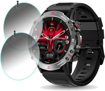 ZIDZEE Tempered Glass Guard for PEBBLE COSMOS QUEST SMART WATCH SCREEN GUARD (P-2)(Pack of 2)