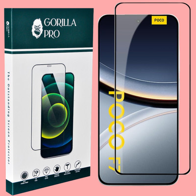 GORILLA PRO Edge To Edge Tempered Glass for POCO F7 5G, POCO F7(Pack of 1)