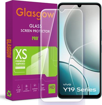 Glasgow Tempered Glass Guard for Vivo Y19 5G (2025), Vivo Y19e(Pack of 1)