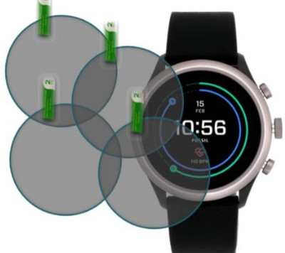 DB Tempered Glass Guard for FOSSIL SPORT 43 (R) SMART WATCH TEMPERED GLASS (PACK OF 4)(Pack of 4)