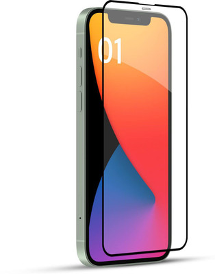 BLACK LOVIES Edge To Edge Tempered Glass for Apple IPhone 12 Pro Max(Pack of 2)