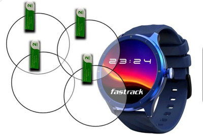 DB Tempered Glass Guard for FASTRACK REVOLTT FR2 SMART WATCH TEMPERED GLASS (PACK OF 4)(Pack of 4)