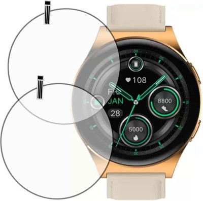 KHWABEEDA Tempered Glass Guard for NOISE NOISEFIT NOVA(R)SMART WATCH SCREEN GUARD(PACK OF 2)(Pack of 1)