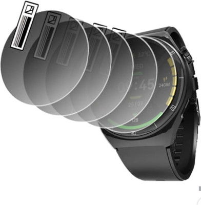 ZIDZEE Tempered Glass Guard for BEATXP VEGA X 1.43 SMART WATCH TEMPERED GLASS (PACK OF 5)(Pack of 5)