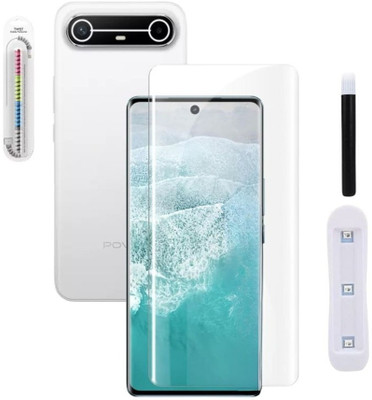 Matte Guard Tempered Glass Guard for Tecno Pova Slim 5G Temper Glass Edge To Edge Screen Guard For Tecno Pova Slim Tempered Glass uv11(Pack of 1)