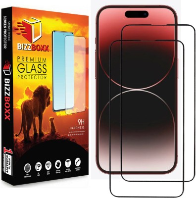 BizzBoxx Tempered Glass Guard for Apple iPhone 15 Pro, iPhone 15 Pro(Pack of 2)