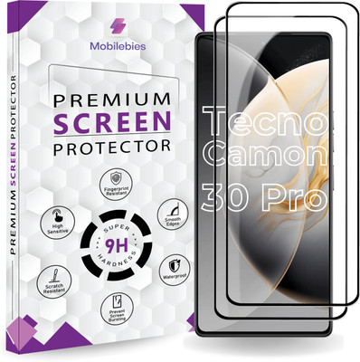 Mobilebies Tempered Glass Guard for Tecno Camon 30 Pro OG Premium Screen Protector(Pack of 2)