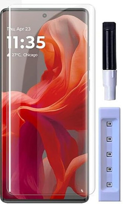 crixus Edge To Edge Tempered Glass for Motorola G85 5G(Pack of 1)