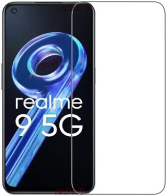9H Tempered Glass Guard for realme 9 5G-- 9H Transparent Glass(Pack of 1)