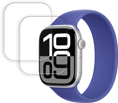 SOMTONE Screen Guard for Apple Watch Series 10 42mm SMARTWATCH SCREEN Protector | Anti-Scratch | Edge to Edge Full Coverage | 9H Hardness | SCREEN GUARD(Pack of 2)