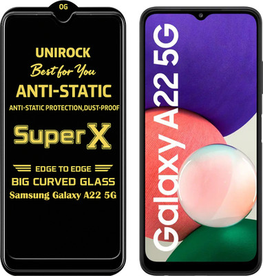 Unirock Tempered Glass Guard for Samsung Galaxy A22 5G(Pack of 1)