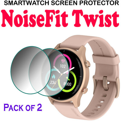 hirdesh Tempered Glass Guard for NoiseFit Twist(Pack of 2)