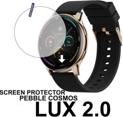 KHWABEEDA Tempered Glass Guard for PEBBLE COSMOS LUX 2.0 SMART WATCH(Pack of 1)