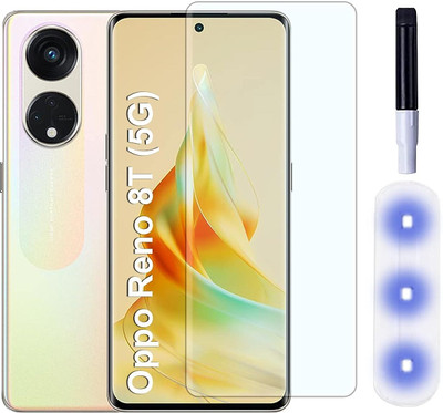 Yurisha Tempered Glass Guard for Oppo Reno 8T (5G)(Pack of 1)