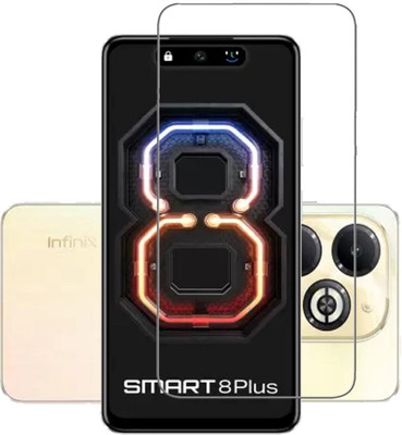 NKCASE Tempered Glass Guard for Infinix Smart 8 Plus(Pack of 1)