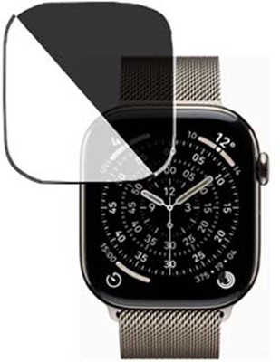 HIDEOUS Edge To Edge Tempered Glass for Apple Watch Series 11 Titanium 46mm(Pack of 1)