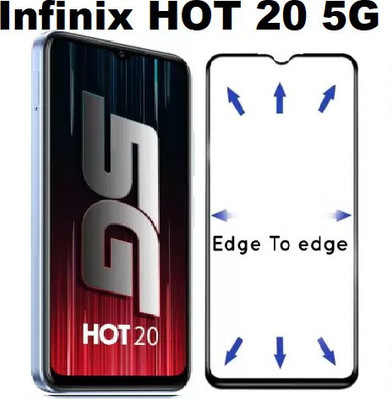GDBUY Tempered Glass Guard for Infinix HOT 20 5G, infinix HOT 20 5G, Infinix HOT 20(Pack of 1)