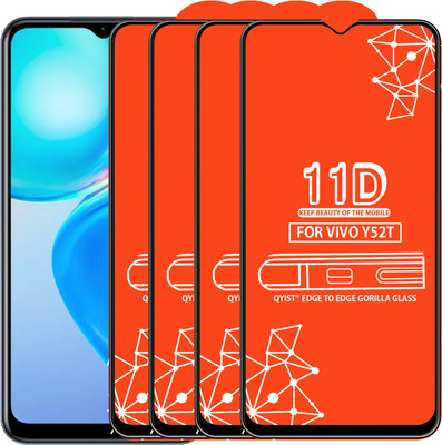 Qyist Tempered Glass Guard for Vivo Y52T(Pack of 4)