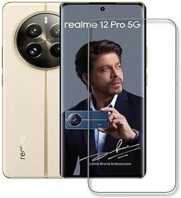 GORILLA FIVE FLEXII Tempered Glass Guard for Realme 12 Pro 5G / 12 Pro Plus 5G (6.7 inch, Pack of 1) Full Adhesive UV Curved Case Friendly HD Clarity(Pack of 1)