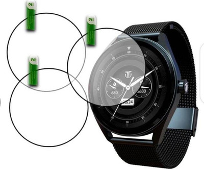DB Tempered Glass Guard for TITAN CREST 1.43 SMART WATCH TEMPERED GLASS (PACK OF 3)(Pack of 3)