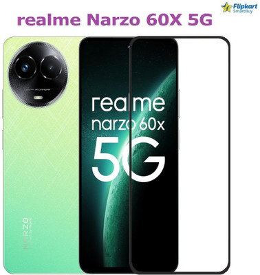 Flipkart SmartBuy Edge To Edge Tempered Glass for realme Narzo 60x 5G, realme Narzo 60x(Pack of 1)