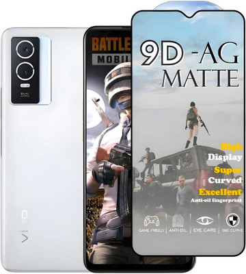 FAIYER BEAT Tempered Glass Guard for Premium matte Tempered Glass For vivo Y76s(matte finish,Pack Of 1) Advanced gaming matte Full Screen Coverage Screen Protector for vivo Y76s(Pack of 1)