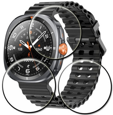 tombik Tempered Glass Guard for 8pi-Fire Boltt Axiom Smartwatch(Pack of 3)