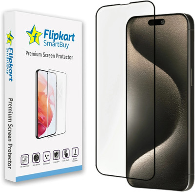 Flipkart SmartBuy Tempered Glass Guard for Apple iPhone 16(Pack of 1)