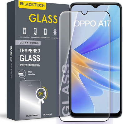 BlazeTech Tempered Glass Guard for Oppo A17k(Pack of 1)