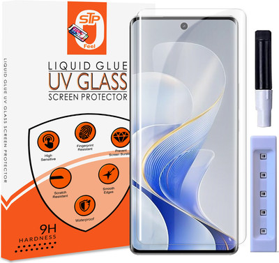 Maxboost Tempered Glass Guard for Realme GT 6T 5G, Realme GT 6 UV Advanced Curved Screen Protector Guard with Easy Installation Kit(Pack of 1)