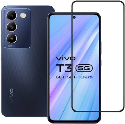 BRENZZ Tempered Glass Guard for Vivo T3 5G, Vivo T3, vivo T3 5G(Pack of 1)