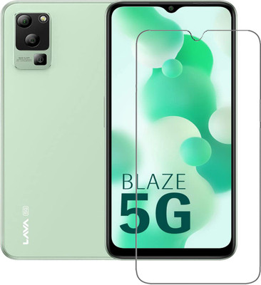 SNMART Tempered Glass Guard for Lava Blaze 5G(Pack of 1)