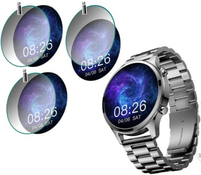 DB Tempered Glass Guard for NOISEFIT HALO PLUS SMART WATCH TEMPERED GLASS( PACK OF 3)(Pack of 3)