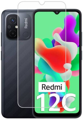 EASYBIZZ Tempered Glass Guard for Redmi 12C(Pack of 1)