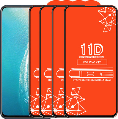 Qyist Tempered Glass Guard for Vivo V17(Pack of 4)