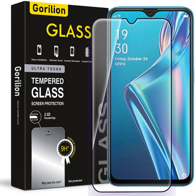 Gorilion Tempered Glass Guard for Oppo A12(Pack of 1)