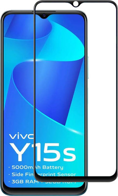 Qyist Tempered Glass Guard for Vivo Y15S(Pack of 1)