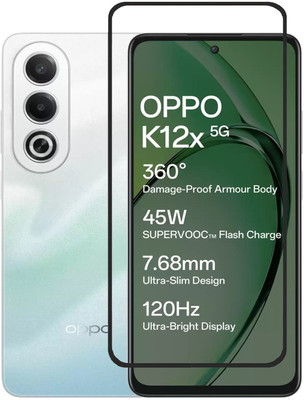 BRENZZ Tempered Glass Guard for OPPO K12x 5G, OPPO K12x, Oppo K12x(Pack of 1)