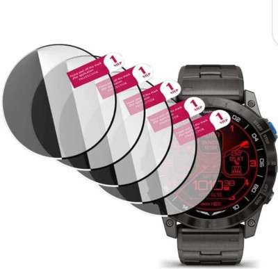 ZIDZEE Tempered Glass Guard for GARMIN D2 MACH 1 PRO SMART WATCH TEMPERED GLASS (PACK OF 5)(Pack of 5)