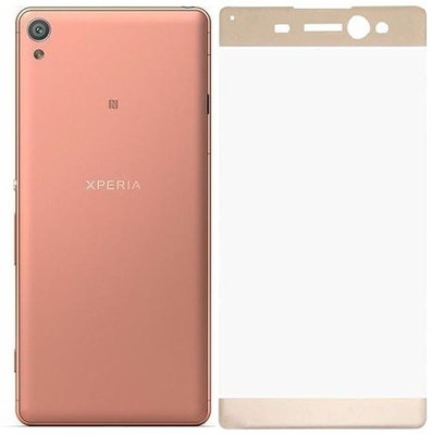 MoreFit Edge To Edge Tempered Glass for Sony Xperia XA Ultra Dual(Pack of 1)
