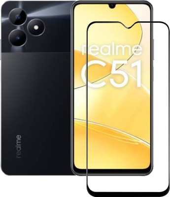 BRENZZ Tempered Glass Guard for realme C51(Pack of 1)