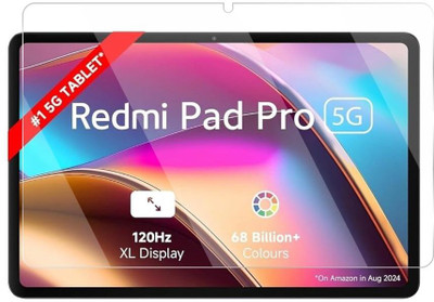 Olonga Tempered Glass Guard for Redmi Pad Pro, Redmi Pad Pro, Redmi Pad Pro 5G(Pack of 1)