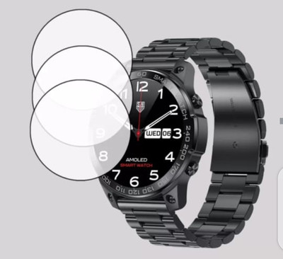 DB Tempered Glass Guard for FIRE -BOLTT DAGGER LUXE SMART WATCH TEMPERED GLASS ( PACK OF 3)(Pack of 3)