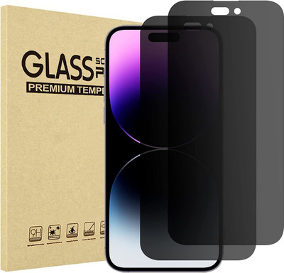 prozzile Tempered Glass Guard for Iphone 14 Pro Max, Privacy Screen Protector Anti Spy Dark Screen Protection(Pack of 1)