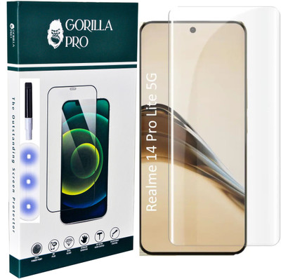 GORILLA PRO Tempered Glass Guard for Realme 14 Pro Lite, Realme 14 Pro Lite 5G(Pack of 1)