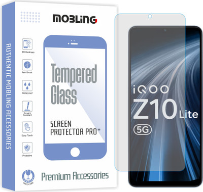 Mobling Tempered Glass Guard for Vivo iQOO Z10 Lite(Pack of 1)