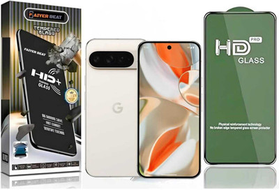 FAIYER BEAT Tempered Glass Guard for Premium high definition Tempered Glass For GOOGLE PIXEL 9 PRO XL (high definition finish,Pack Of 1) Advanced gaming high definition Full Screen Coverage Screen Protector for GOOGLE PIXEL 9 PRO XL(Pack of 1)