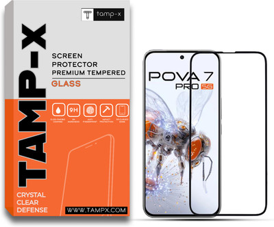 TAMP-X Tempered Glass Guard for Tecno Pova 7 Pro 5G(Pack of 1)