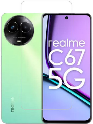 ojucase Tempered Glass Guard for Realme C67 5G(Pack of 1)